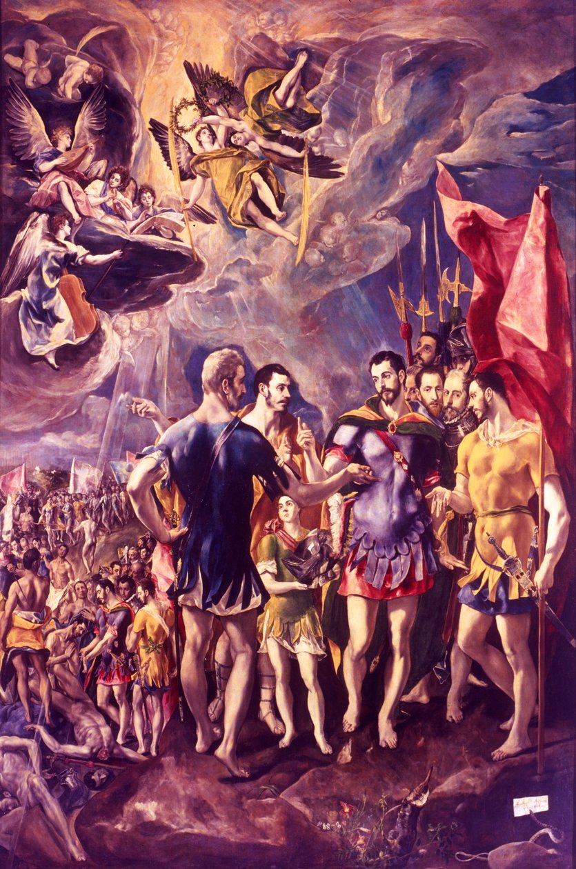 Le Martyre de Saint Maurice, 286 vers 1580-1581 - El Greco