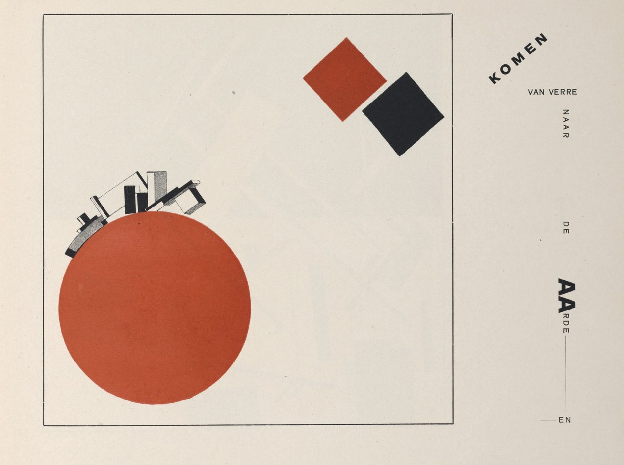 À propos de deux carrés, 1922 - Eliezer Markowich Lissitzky