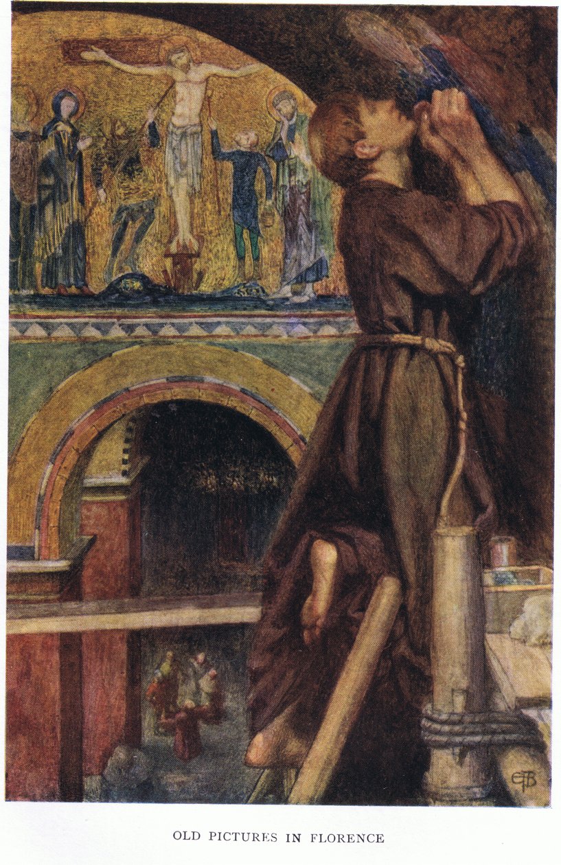 Vieilles images à Florence - Eleanor Fortescue Brickdale