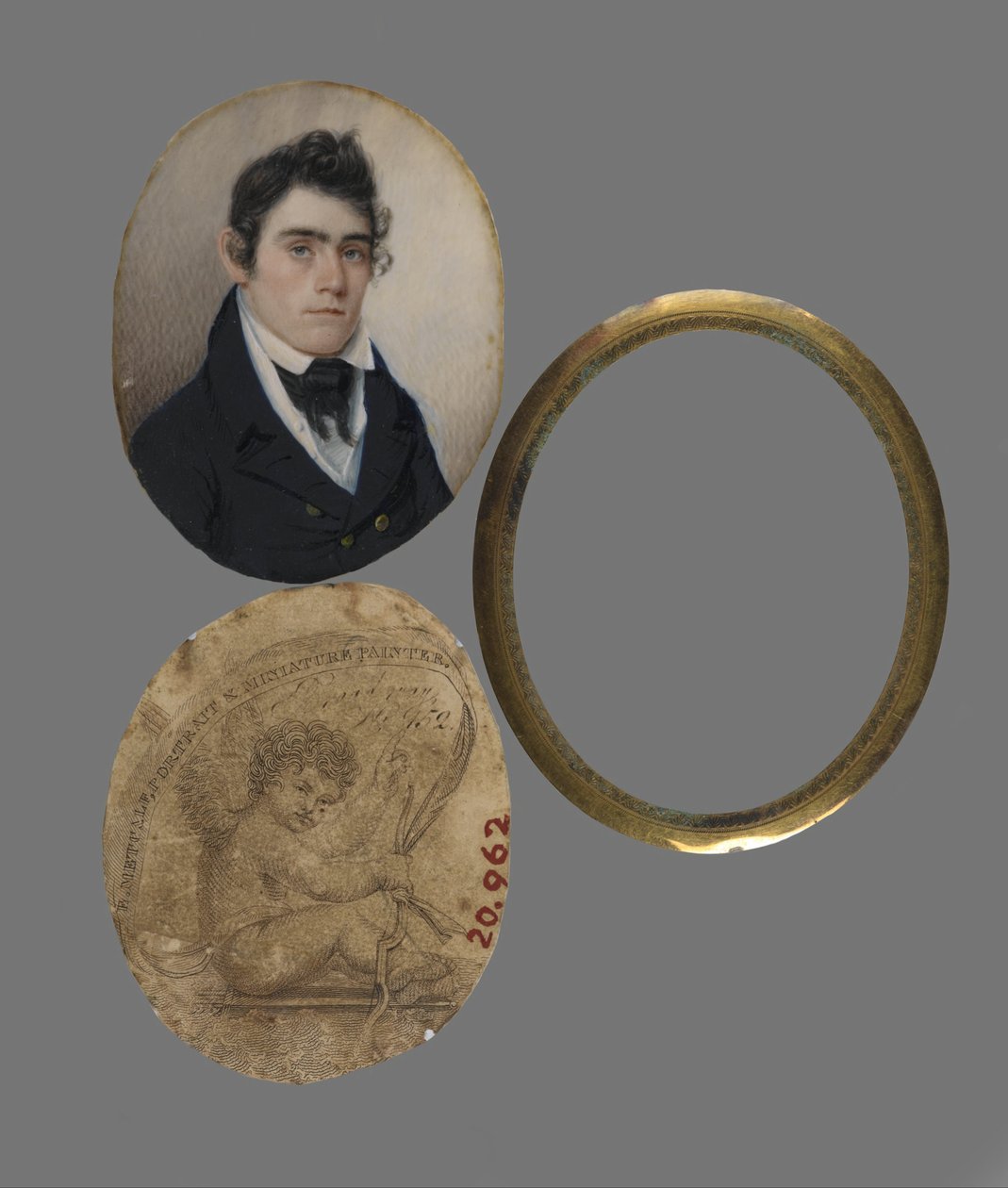 Portrait de John Haslett, M.D - Eliab Metcalf