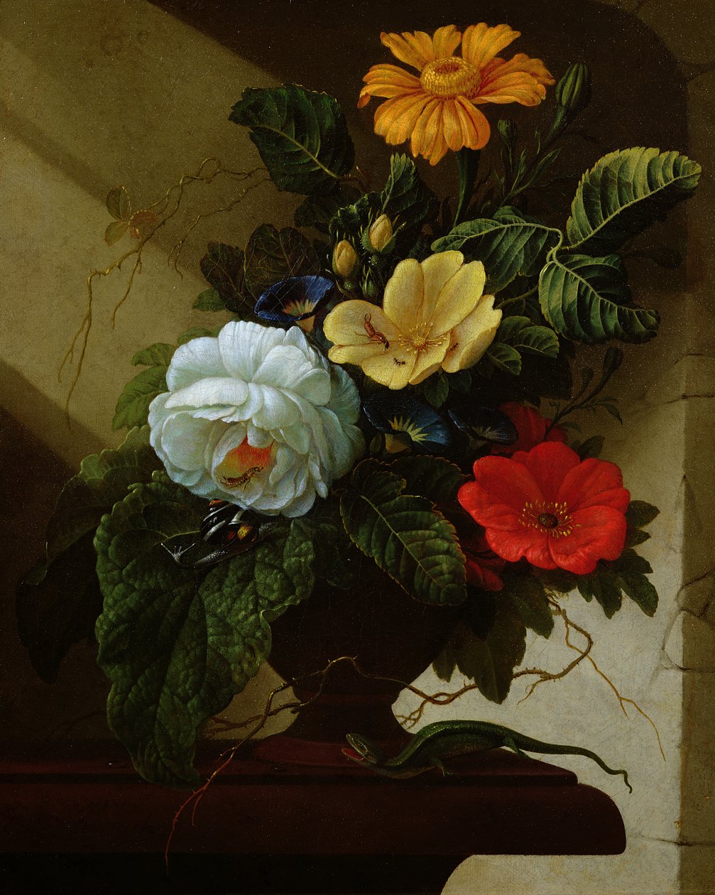 Nature morte avec des fleurs - Elias van den Broeck