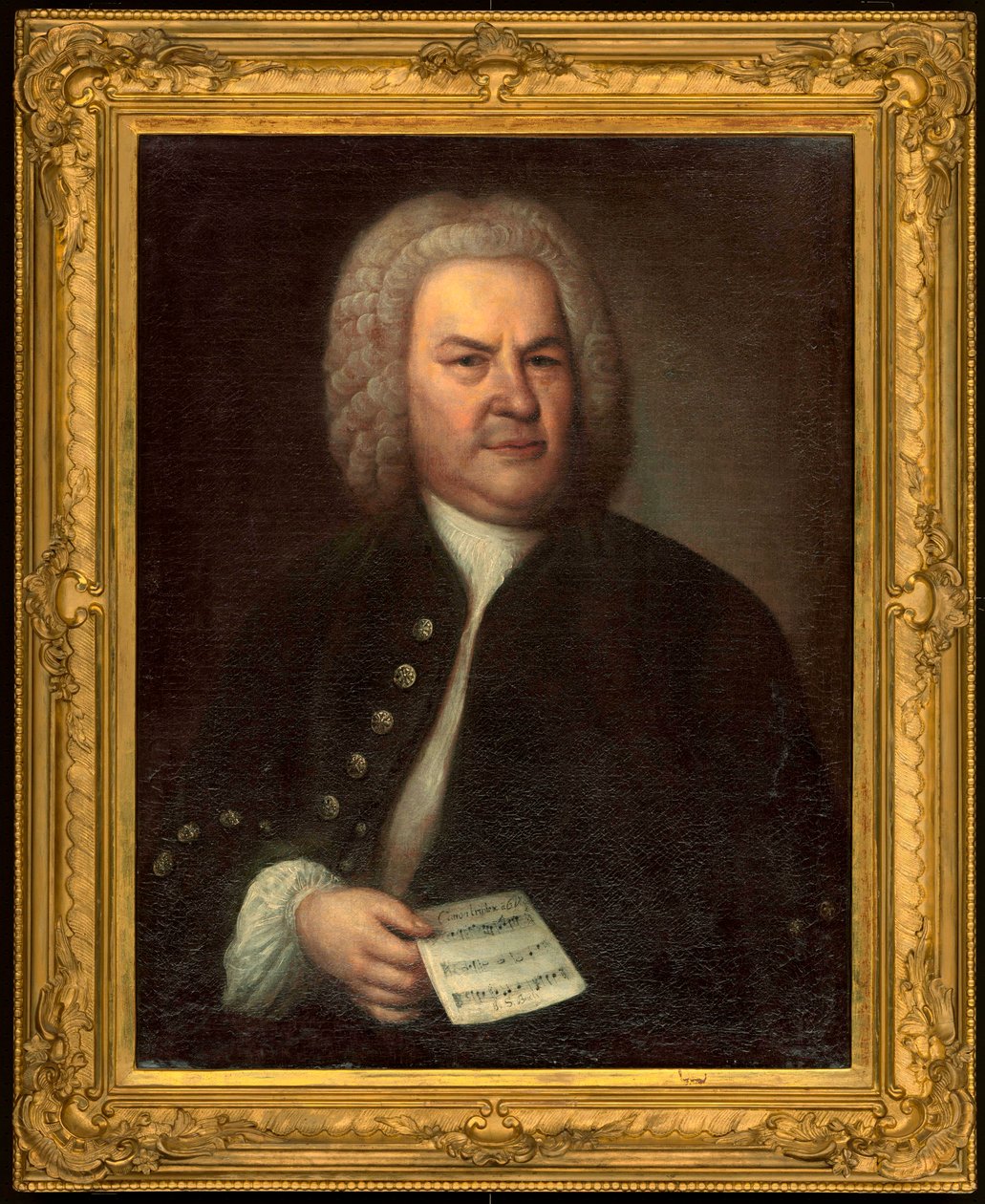 Portrait de Johann Sebastian Bach - Elias Gottleib Haussmann