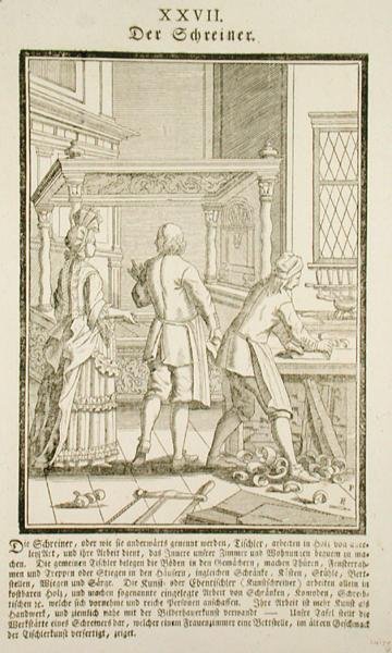 Le charpentier (gravure) - Elias Pomelius