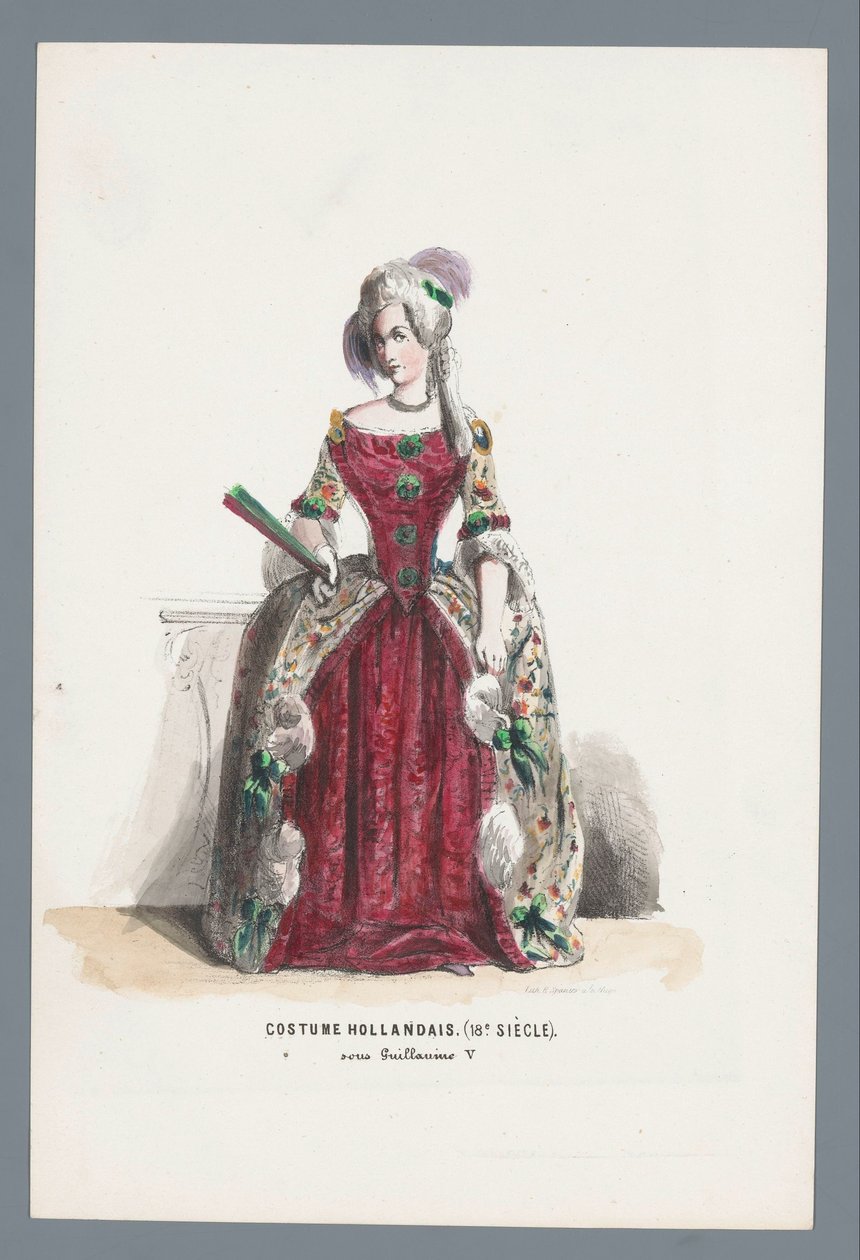 Costume hollandais (18e siècle) sous Guillaume V - Elias Spanier