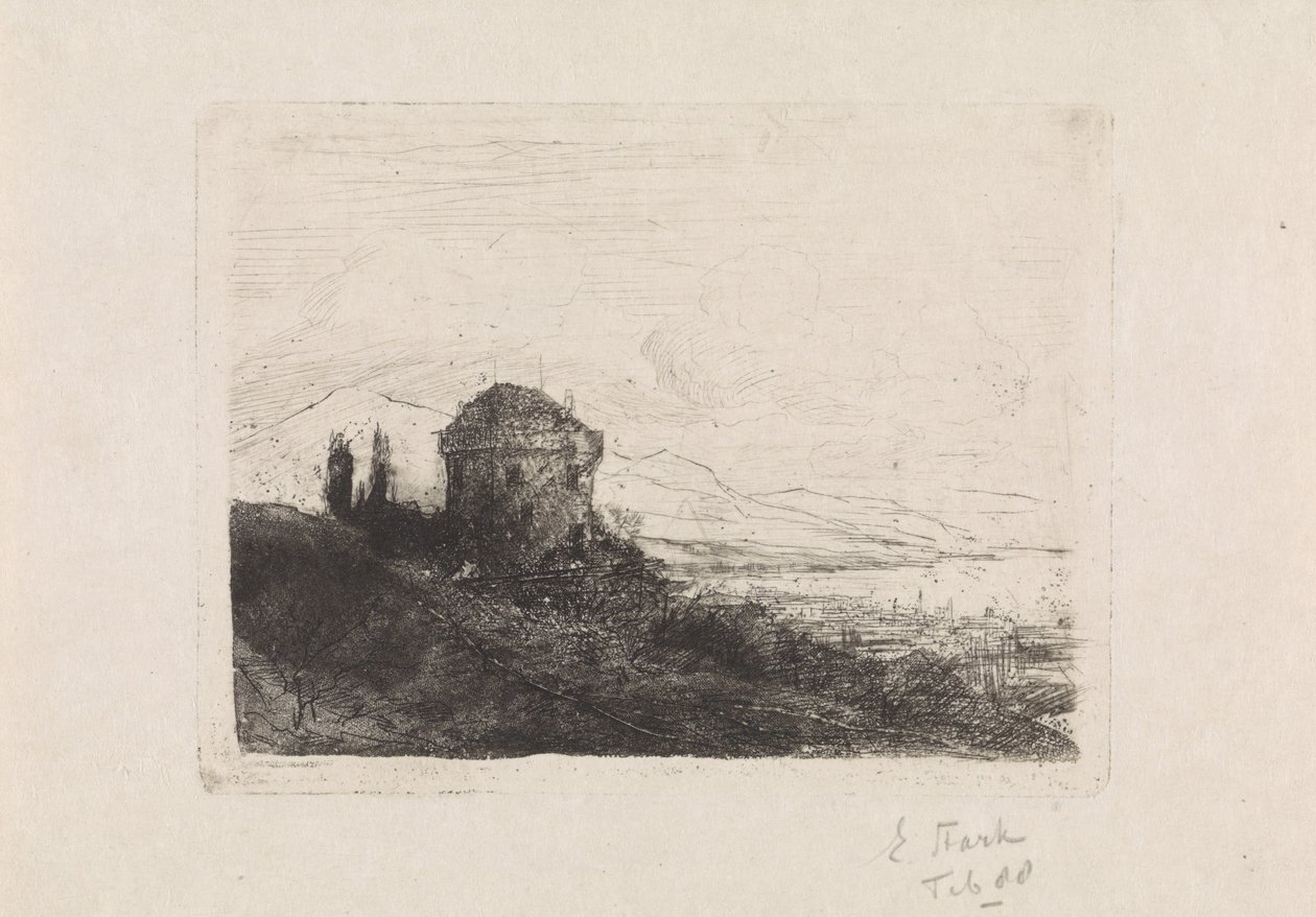 Château de Châtelard près de Clarens - Elias Stark (signed by artist)