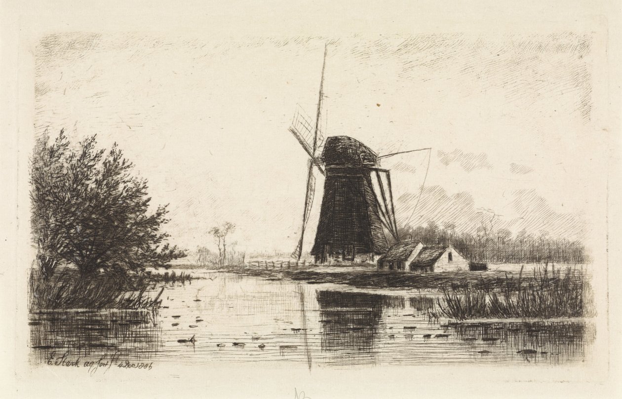 Moulin à Baambrugge - Elias Stark