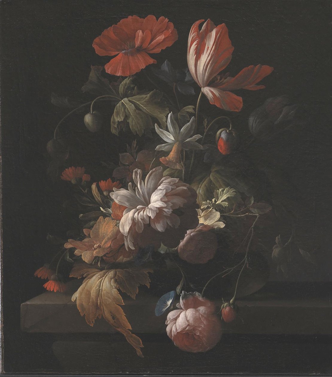 Fleurs dans un bol - Elias van den Broeck