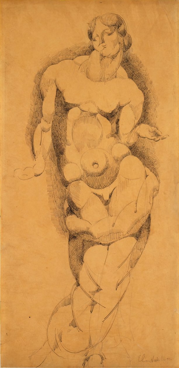 Homme nu debout, vers 1909 - Elie Nadelman