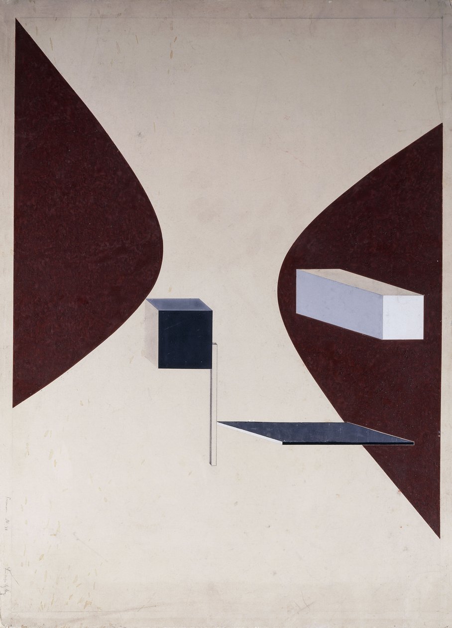 Proun N 90 - Eliezer Markowich Lissitzky