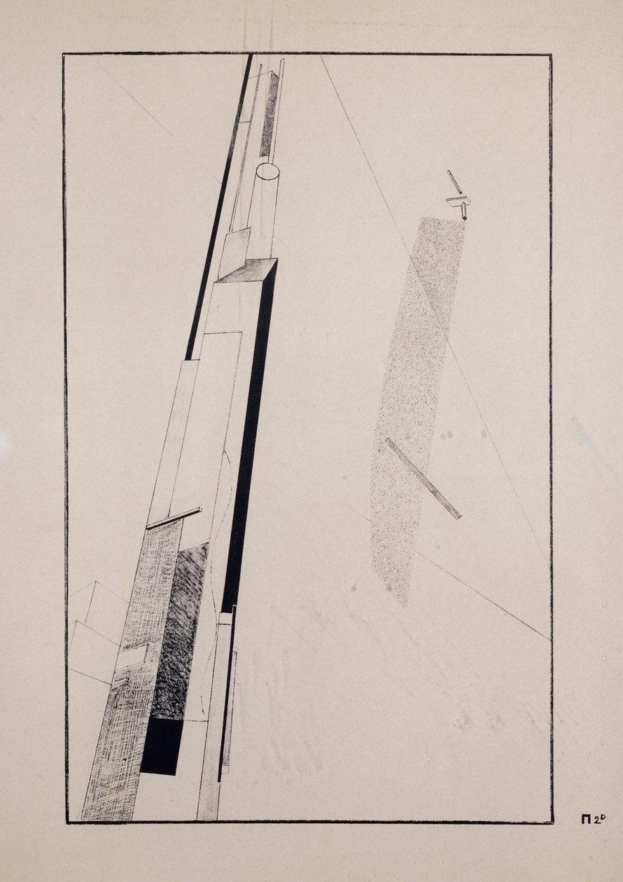 Proun 2 D - Eliezer Markowich Lissitzky