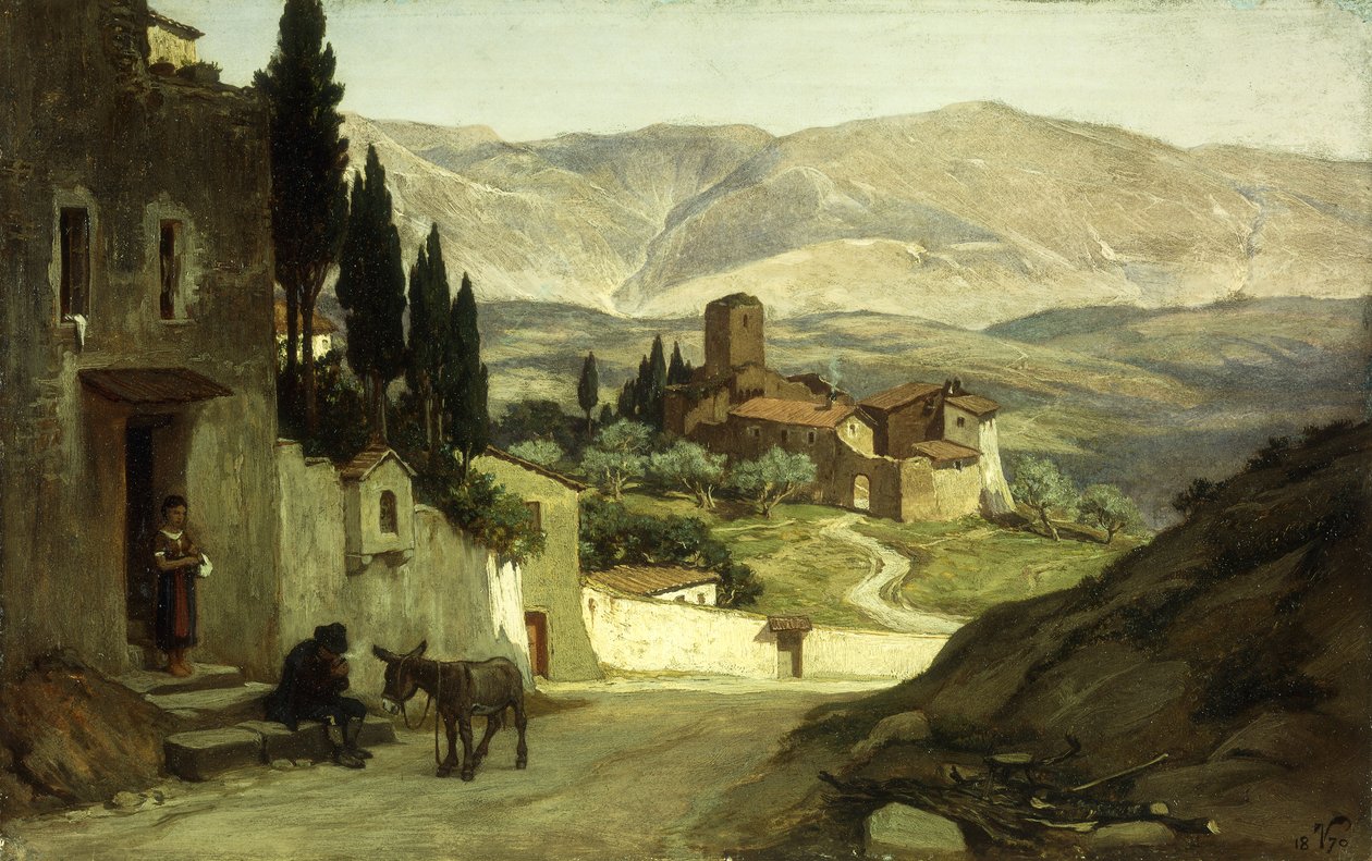 Près de Pérouse, 1870 - Elihu Vedder