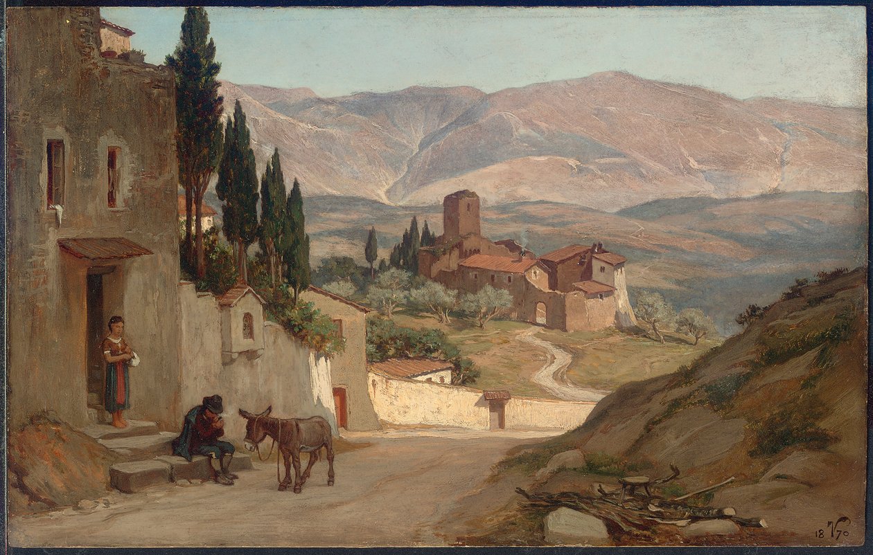Près de Pérouse, 1870 - Elihu Vedder