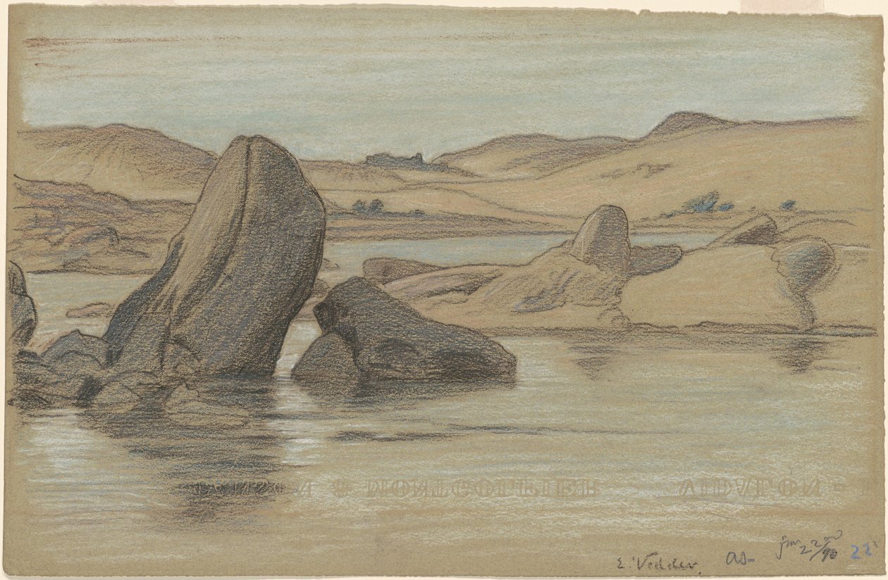 Voyage sur le Nil, n° 22, 1890 - Elihu Vedder