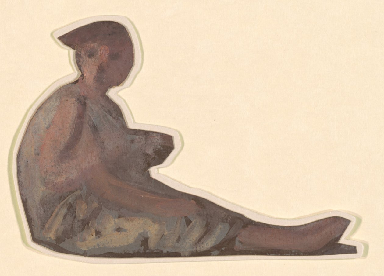 Étude pour "Filles grecques se baignant" - Elihu Vedder