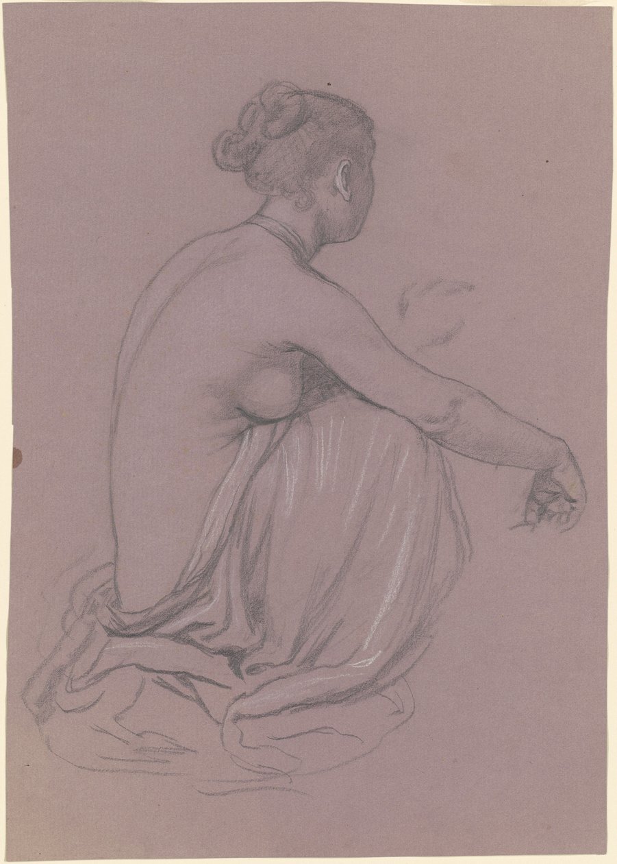 Étude pour "Jeunes filles grecques se baignant" - Elihu Vedder
