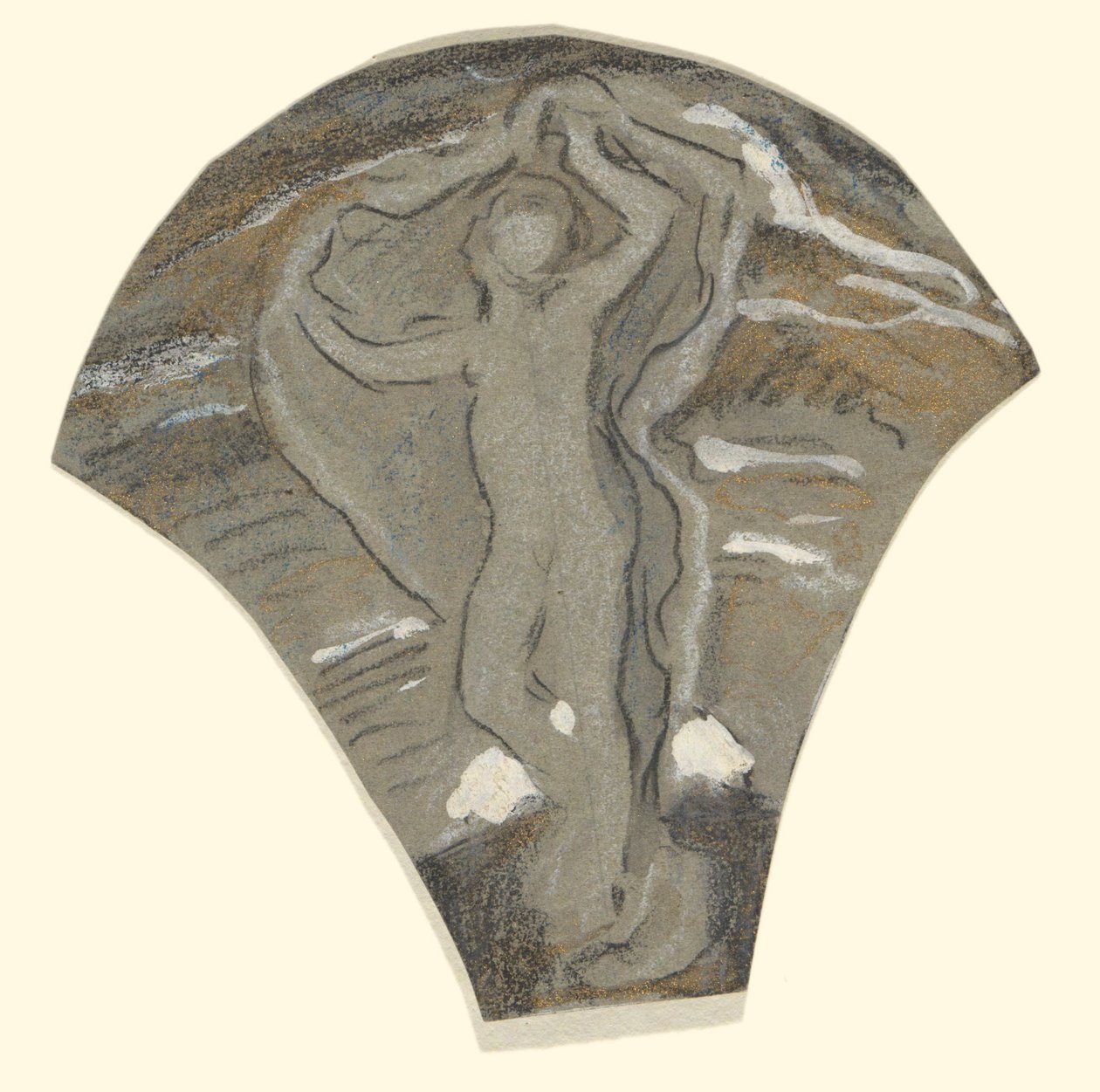 Étude pour Luna - Elihu Vedder