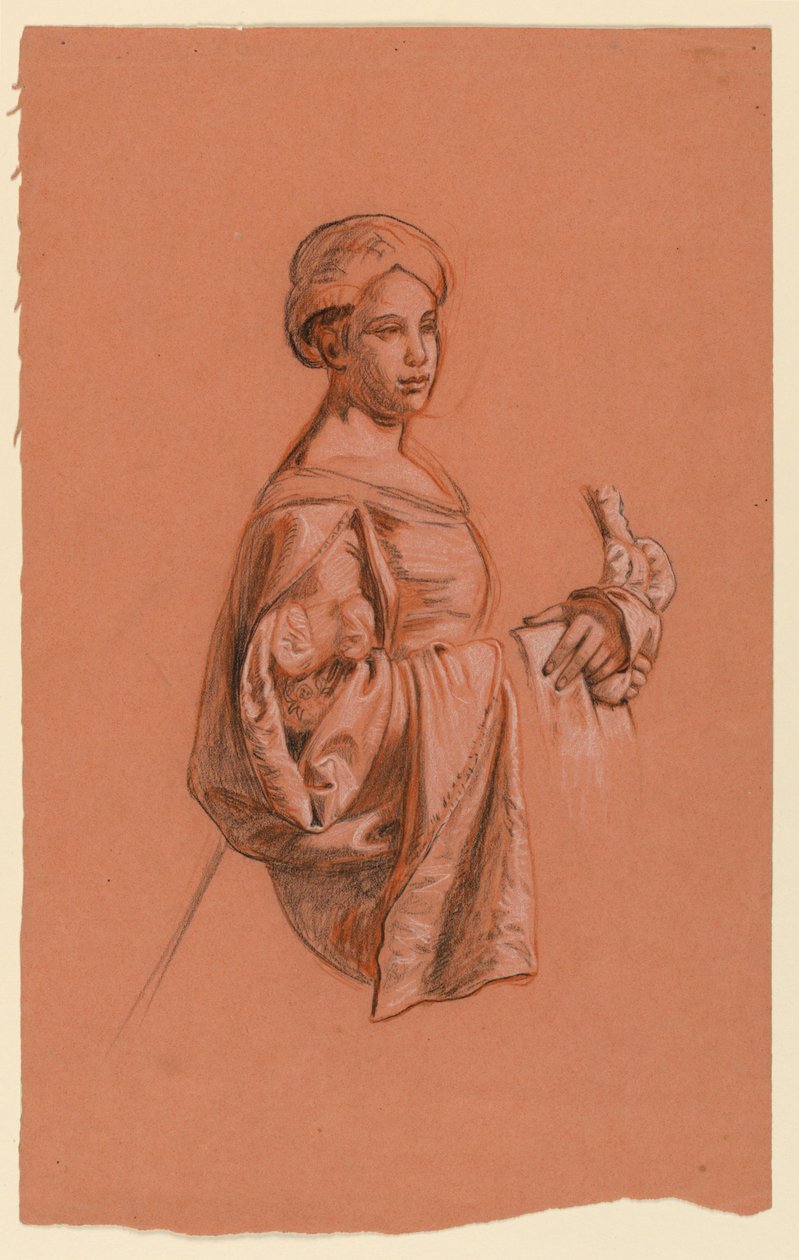 Étude pour "Procession de mariage" - Elihu Vedder