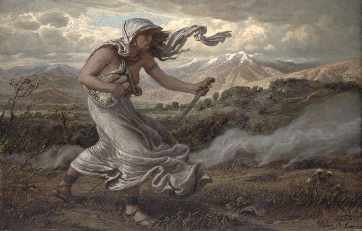 La Sibylle de Cumes, 1876 - Elihu Vedder