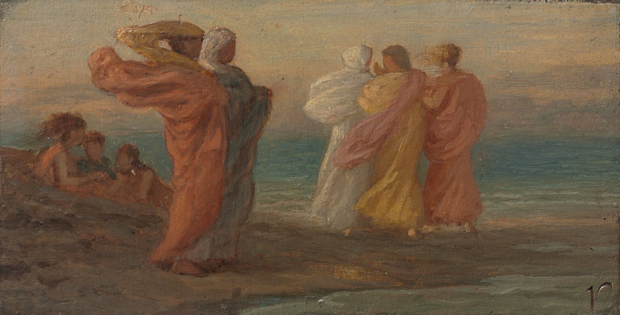 La Fête de la Musique, vers 1875 - Elihu Vedder