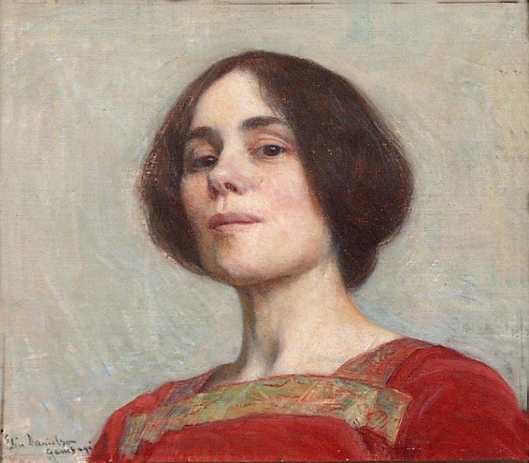 Autoportrait, 1903 - Elin Danielson Gambogi