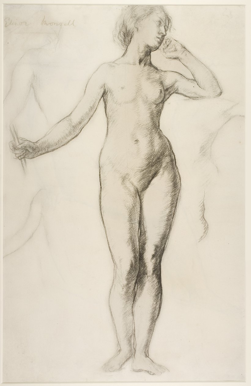 Nu féminin debout, vers 1897 - Elinor Mary Darwin