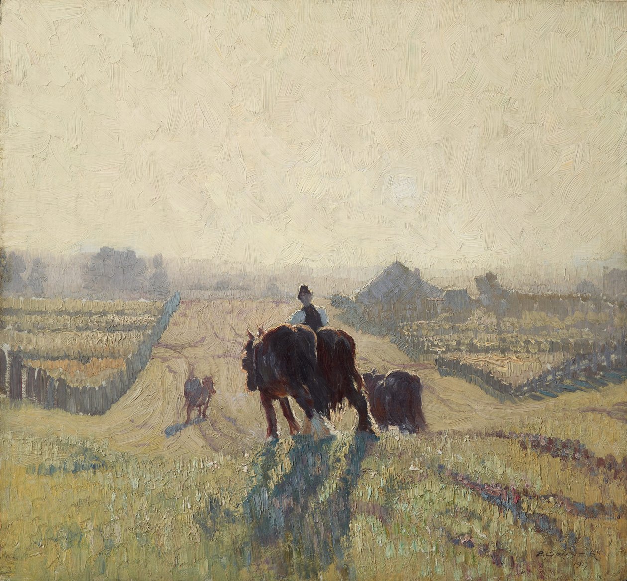 Lever de soleil givré - Elioth Gruner