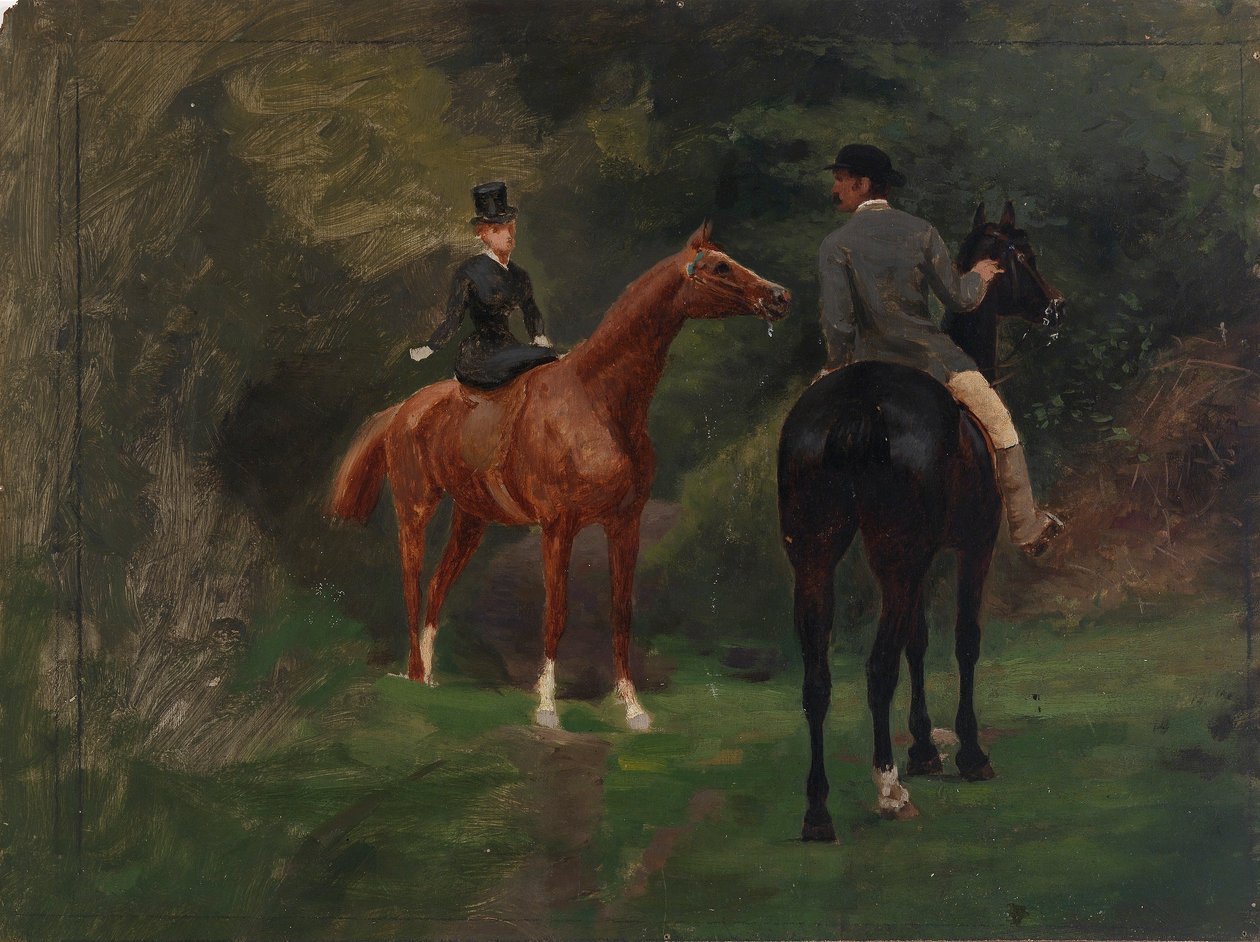 Figures à cheval - Eliphalet Fraser Andrews