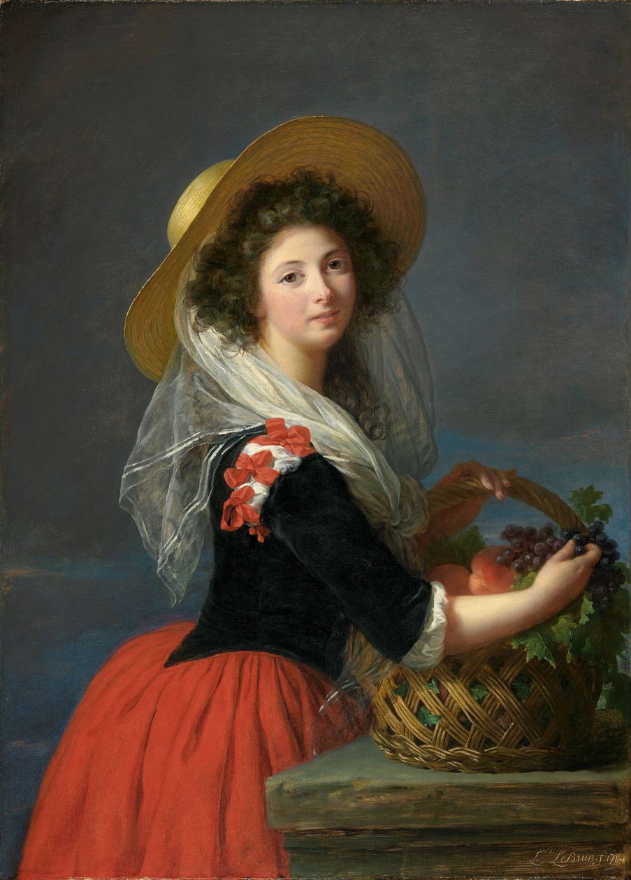 Portrait de Marie Gabrielle de Gramont, Duchesse de Caderousse - Elisabeth Louise Vigee Lebrun