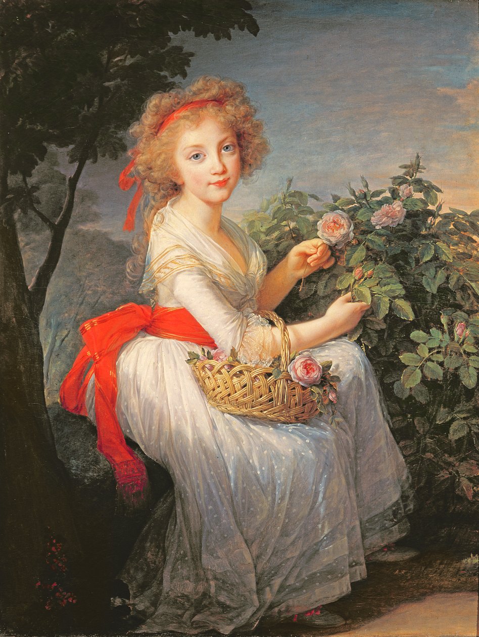 Portrait de Marie-Christine de Bourbon-Naples (1779-1849) - Elisabeth Louise Vigee Lebrun