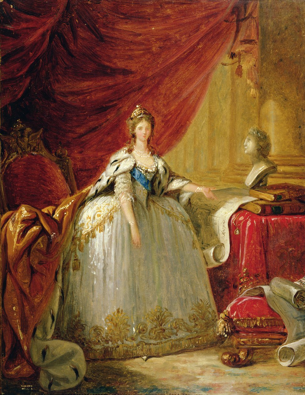 Portrait de la Tsarine Douairière Maria Feodorovna (1759-1828) - Elisabeth Louise Vigee Lebrun