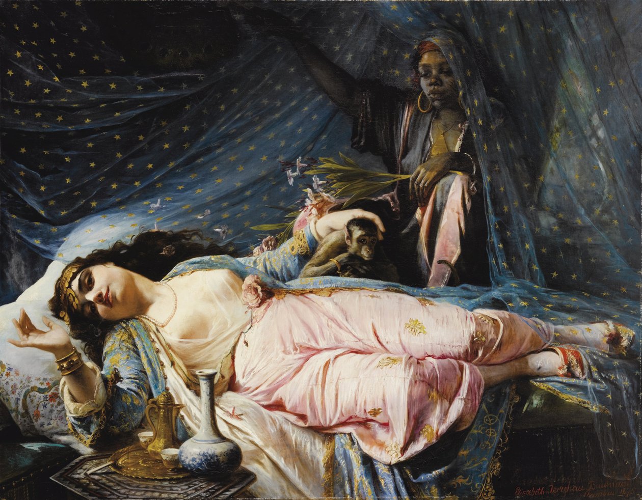 Princesse Zainab Nazli Khanum, 1875 - Elisabeth Jerichau Baumann