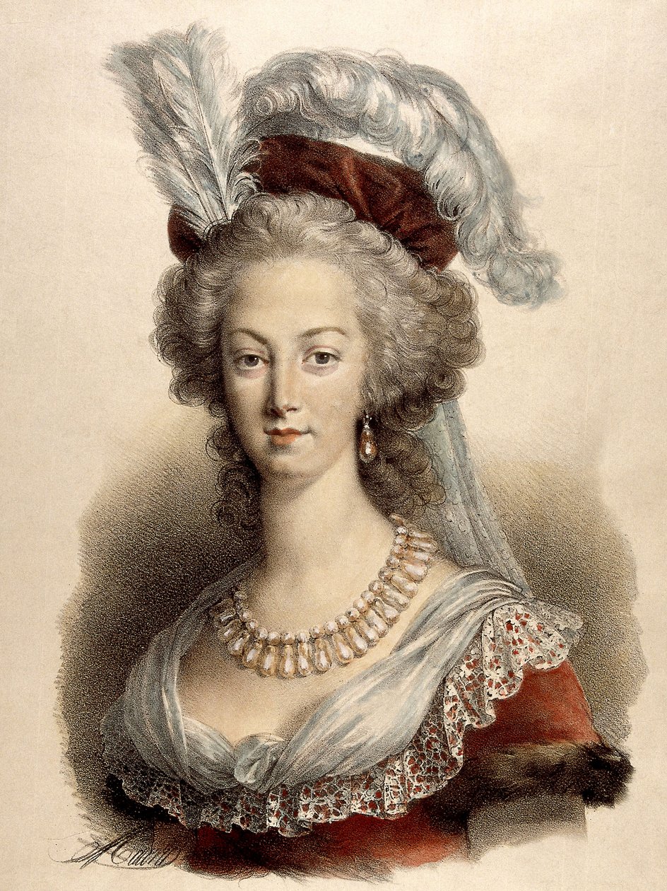 Reine Marie-Antoinette - Elisabeth Louise (after) Vigee Lebrun
