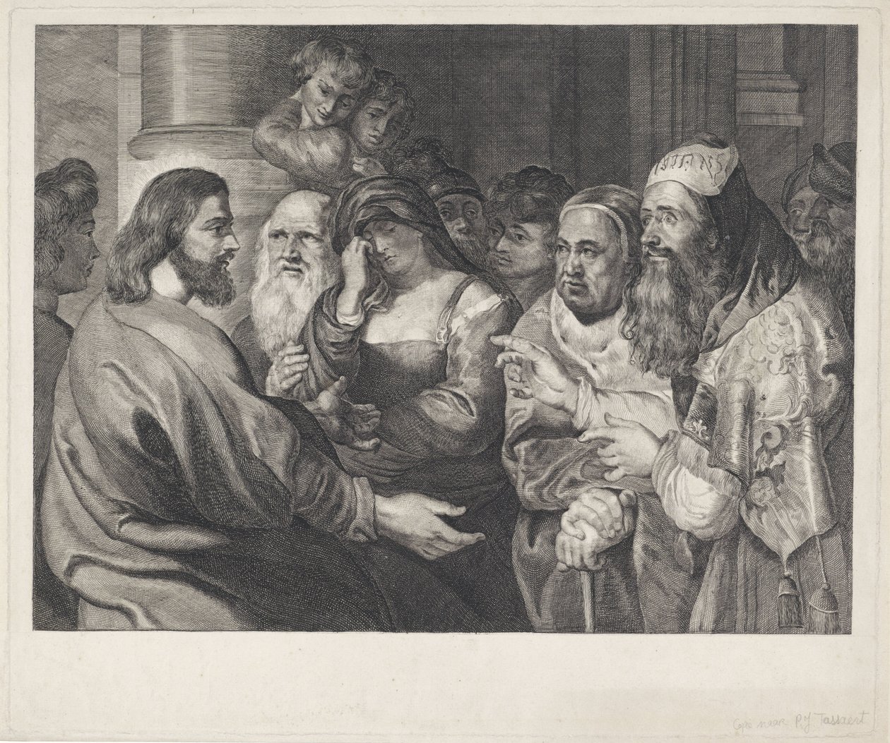 Christ et la femme adultère - Elisabeth Marie Simons