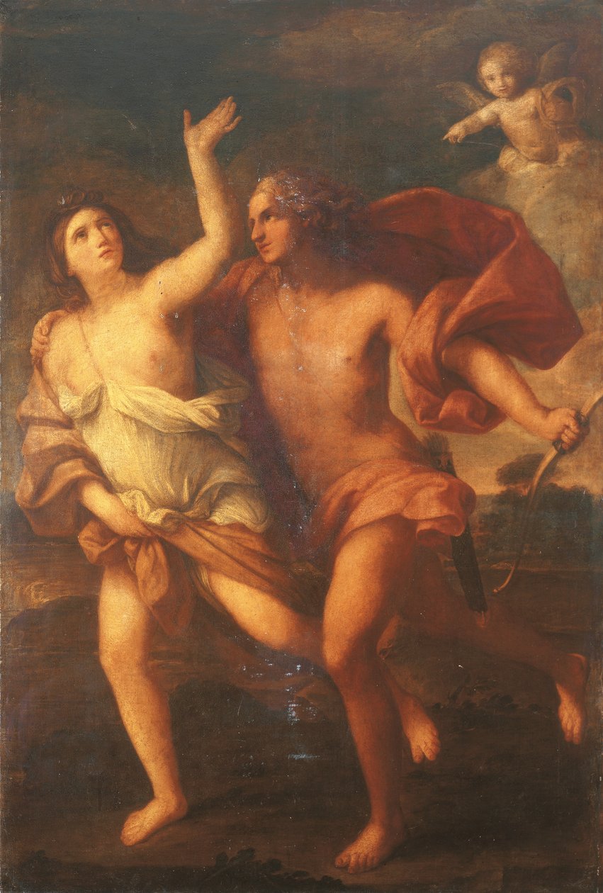 Daphné et Apollon - Elisabetta Sirani