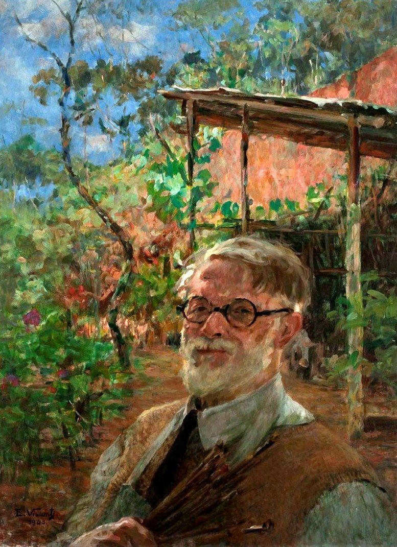 Autoportrait en plein air - Eliseu Visconti