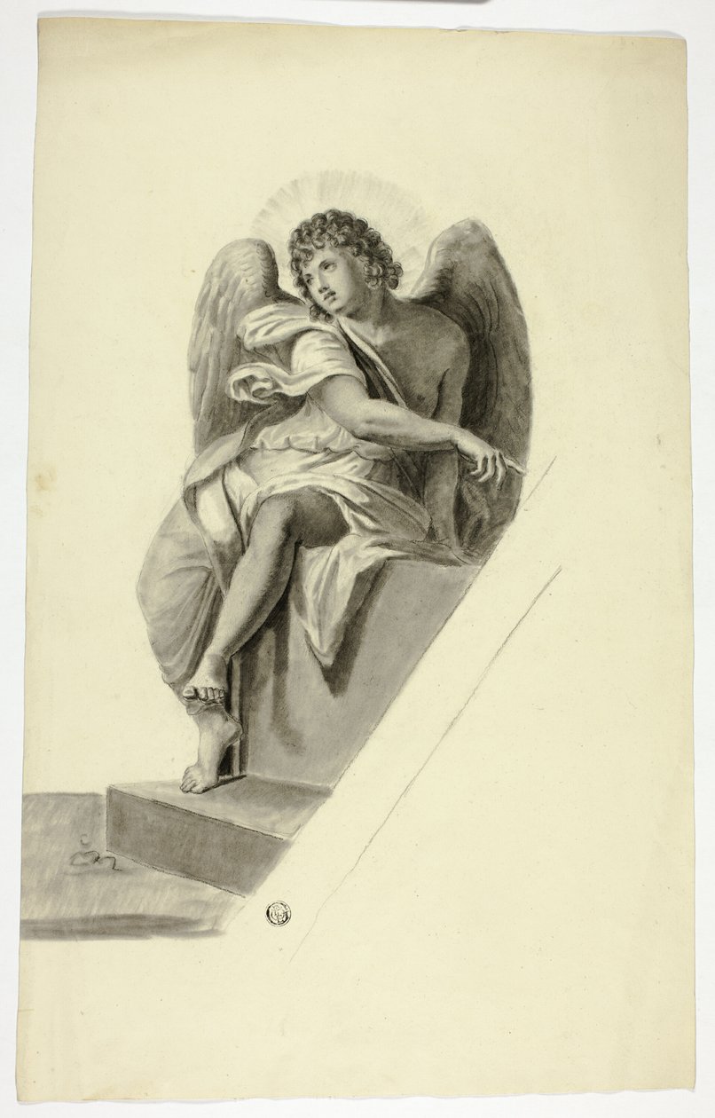 Ange assis près de la tombe - Elizabeth Murray
