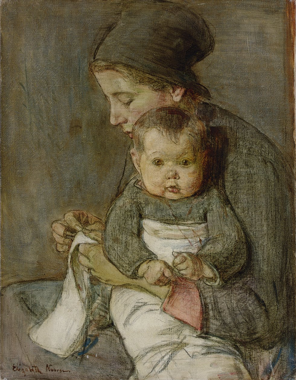 Mère et bébé - Elizabeth Nourse