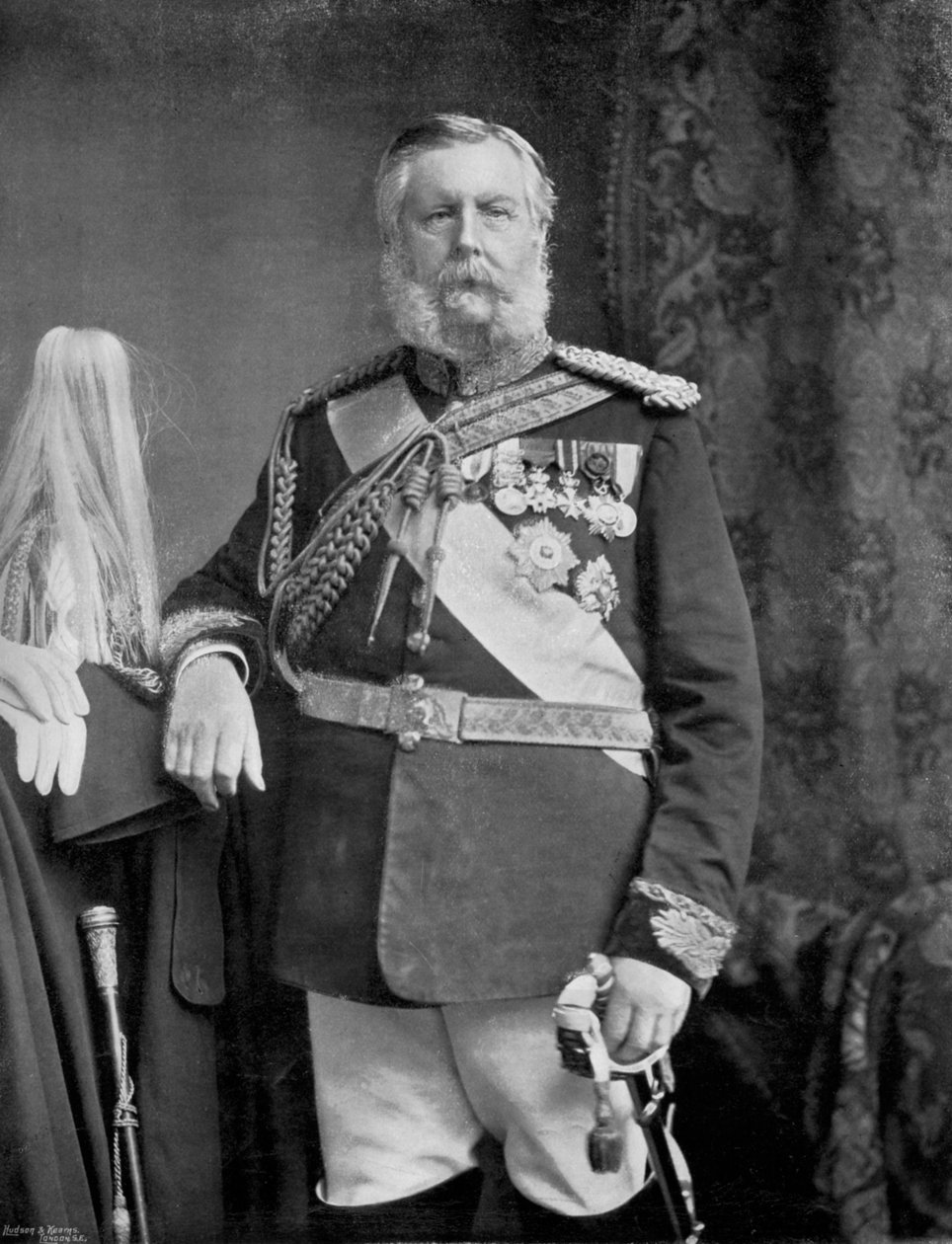 Général Prince Edward de Saxe-Weimar, 1896 - Elliott and Fry