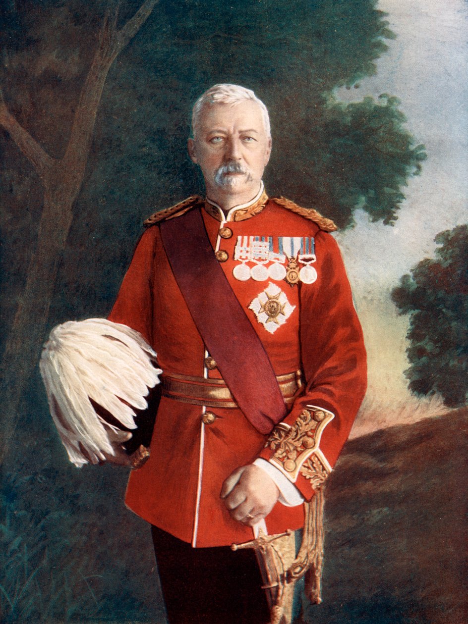 Lieutenant général Sir Robert Low, 1900 - Elliott and Fry