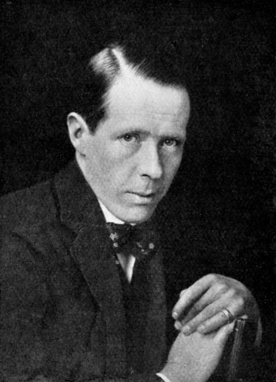 Sir William Orpen, peintre irlandais, vers 1920 - Elliott and Fry