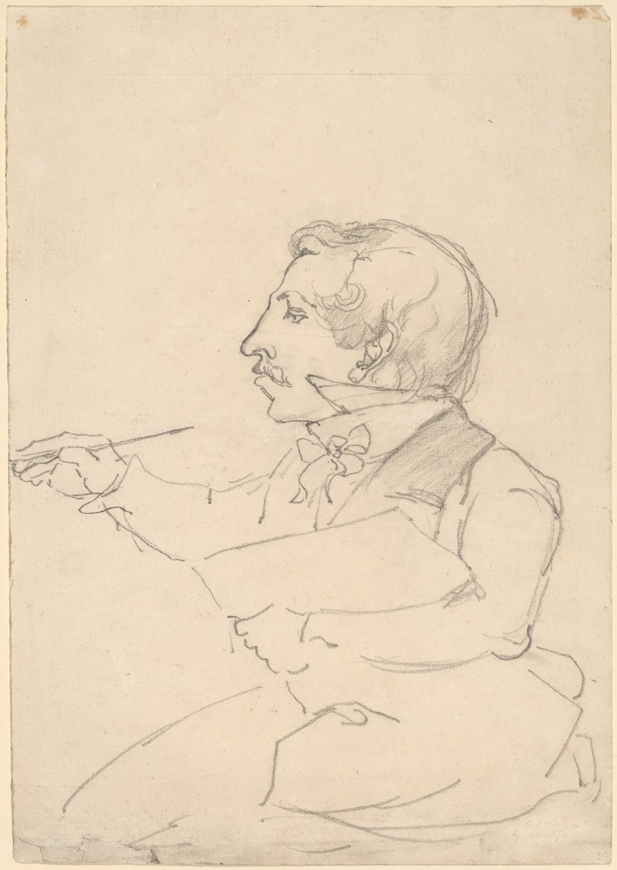 Eastman Johnson en train de dessiner - Emanuel Gottlieb Leutze