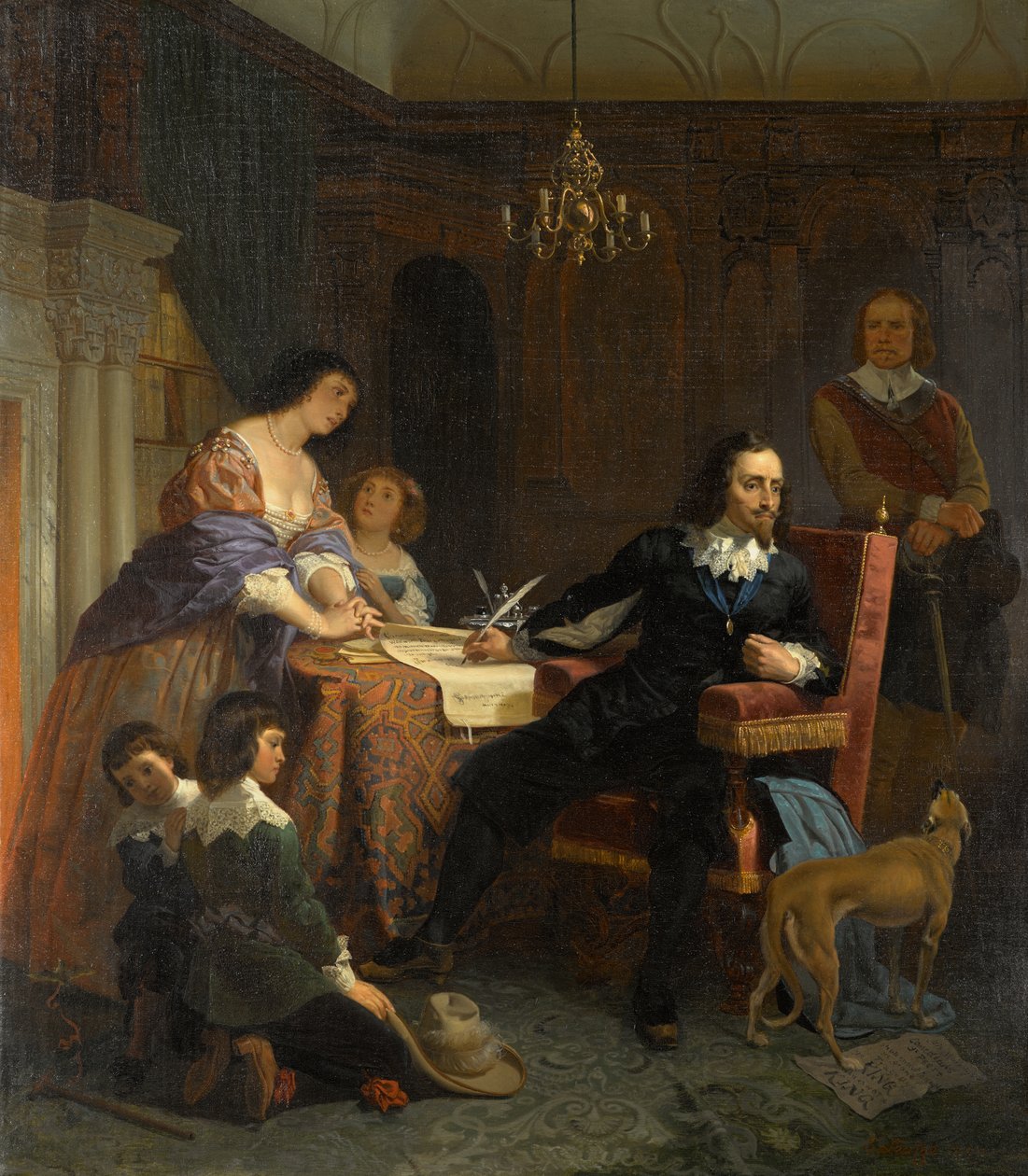 La Déchéance de Strafford - Emanuel Gottlieb Leutze