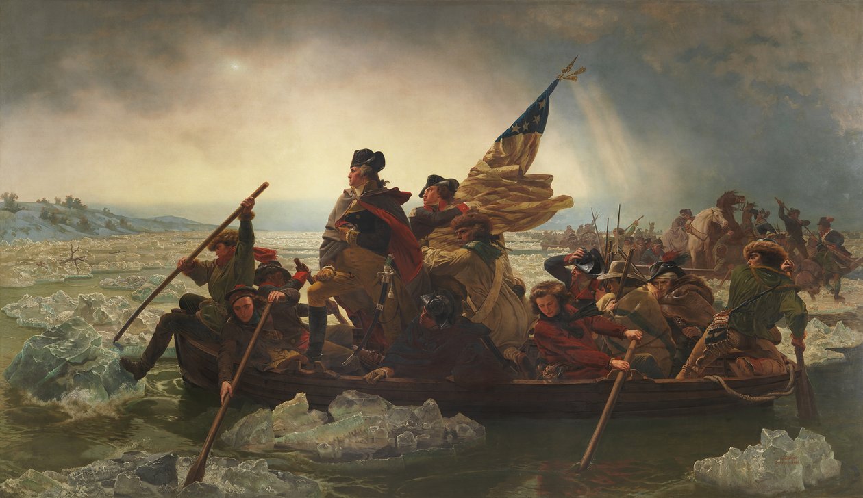 Washington traversant le Delaware - Emanuel Gottlieb Leutze