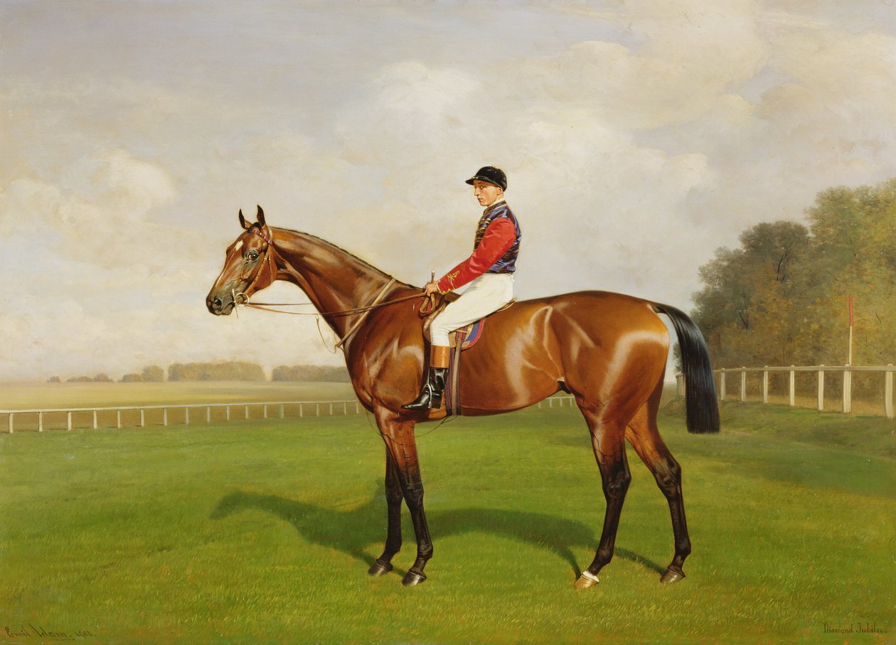 Diamond Jubilee, Vainqueur du Derby de 1900, 1900 (détail) - Emil Adam