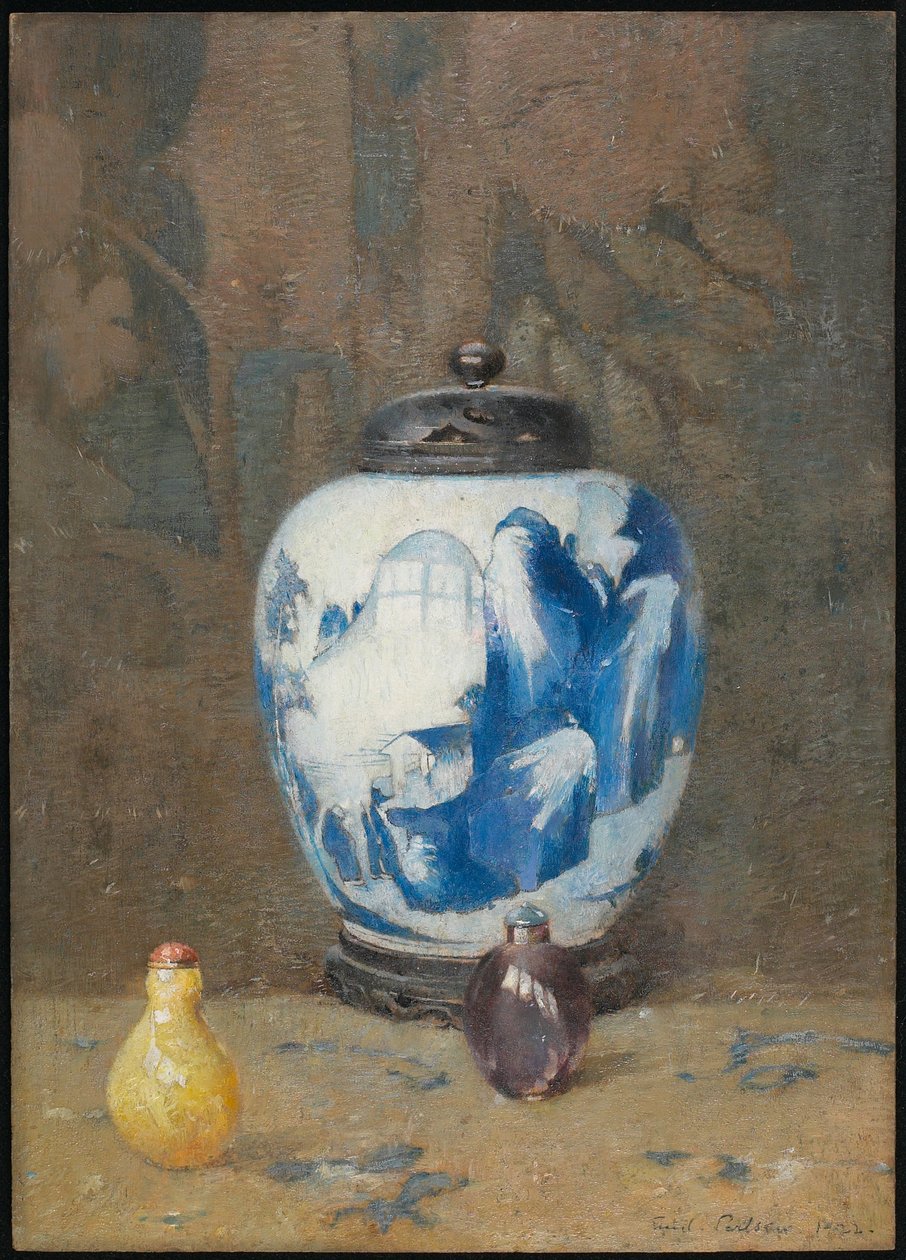 Nature morte, vase chinois, 1922 - Emil Carlsen