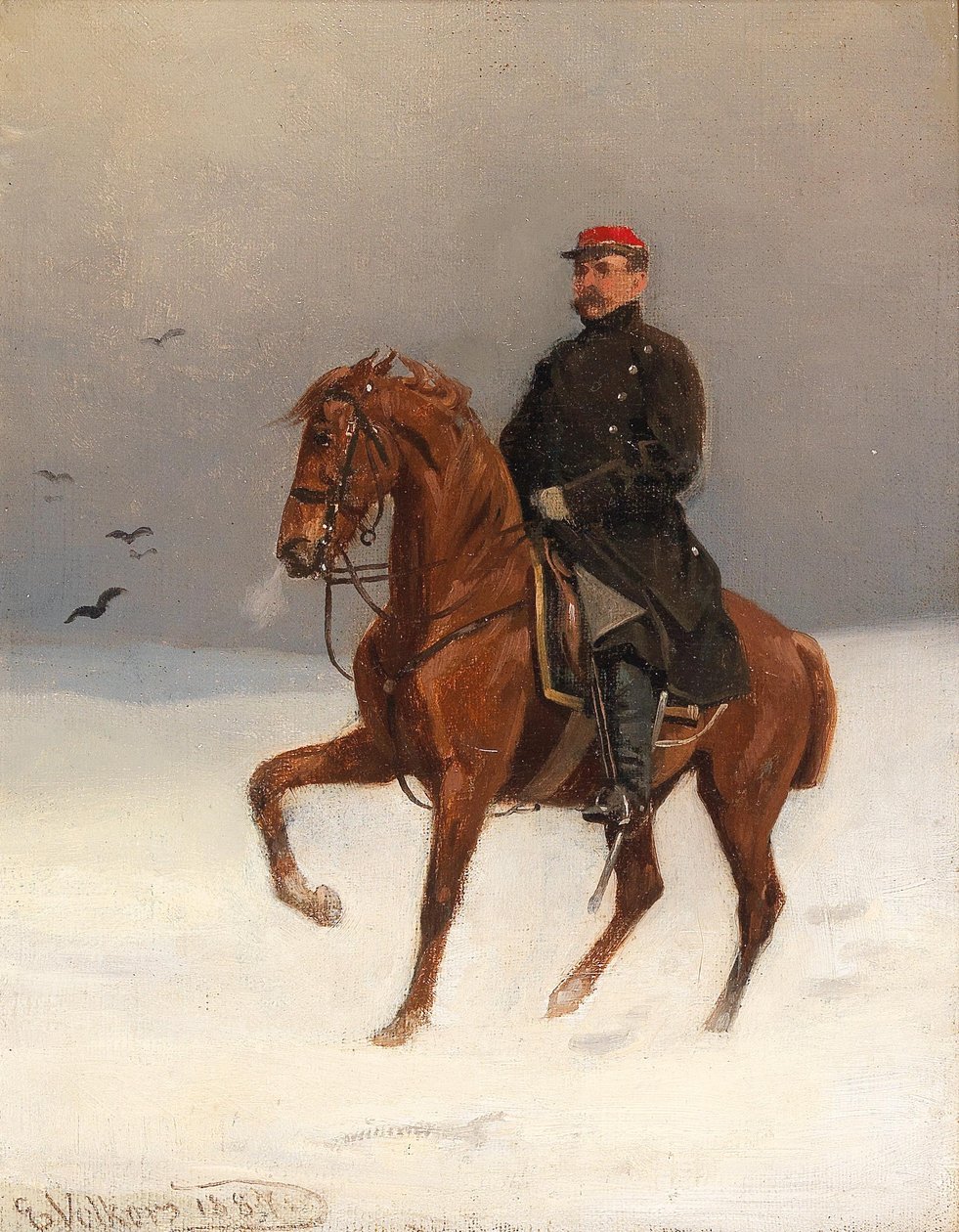 Soldat monté - Emil Volkers