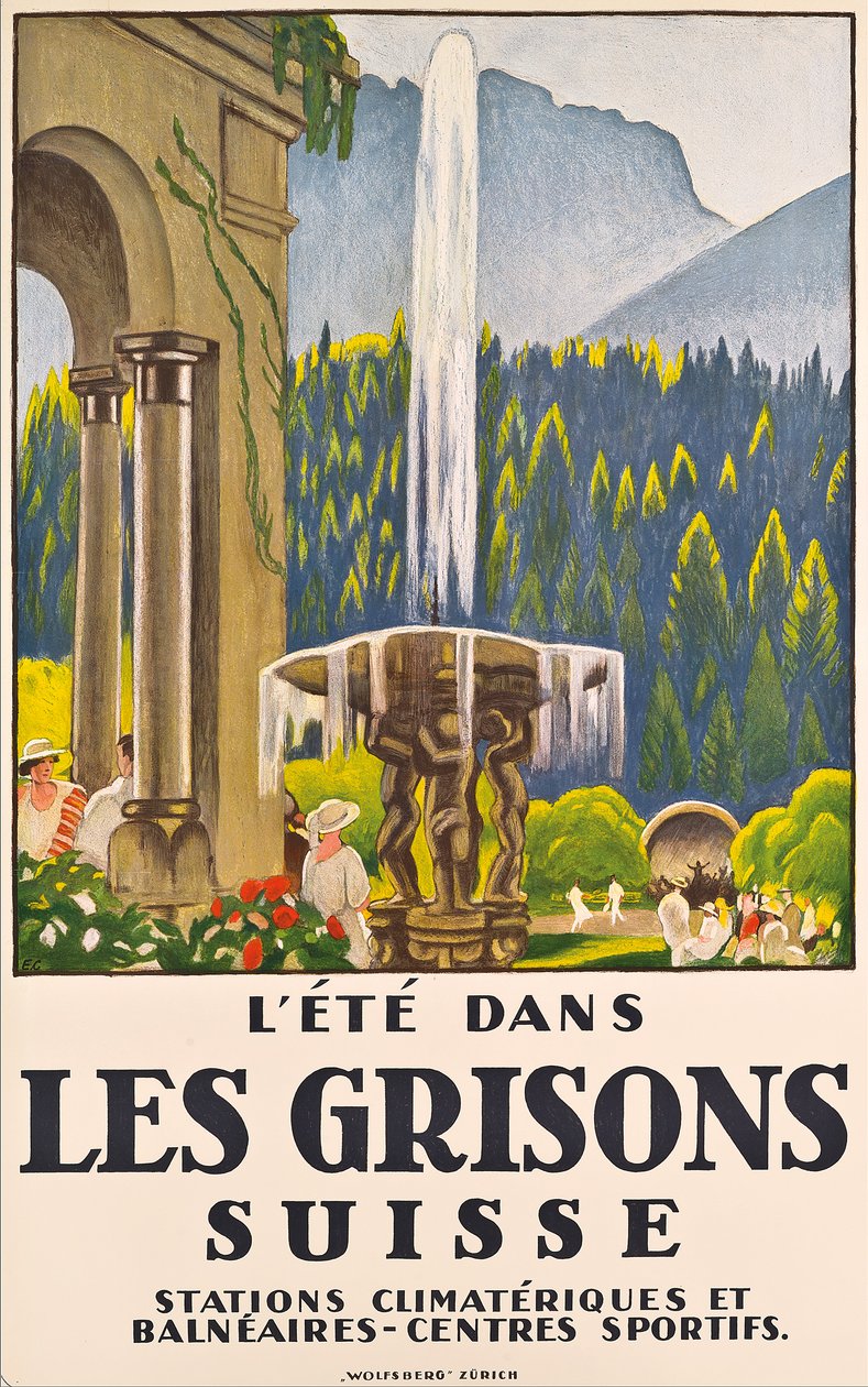 Été dans les Grisons, Suisse - Emil Cardinaux