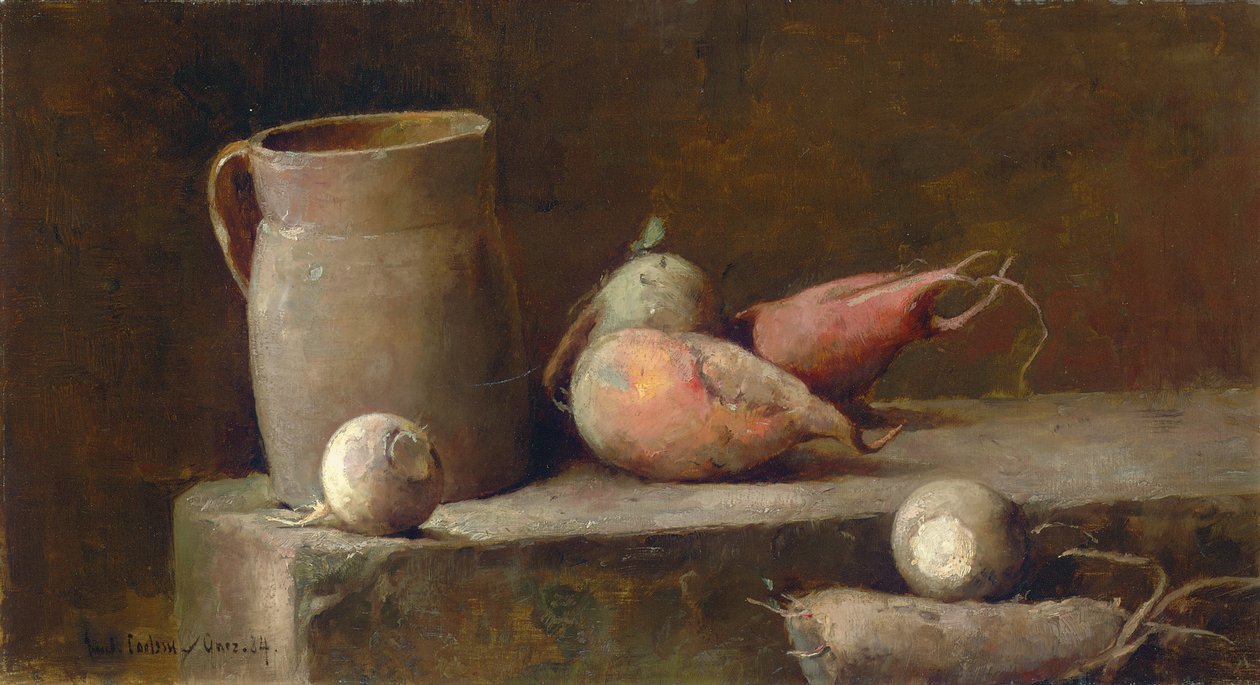 La cave à racines - Emil Carlsen