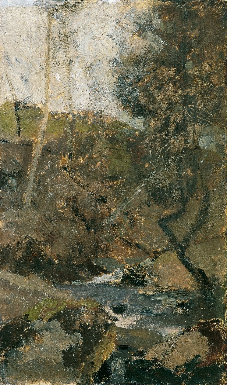 Ruisseau dans la forêt viennoise - Emil Jakob Schindler