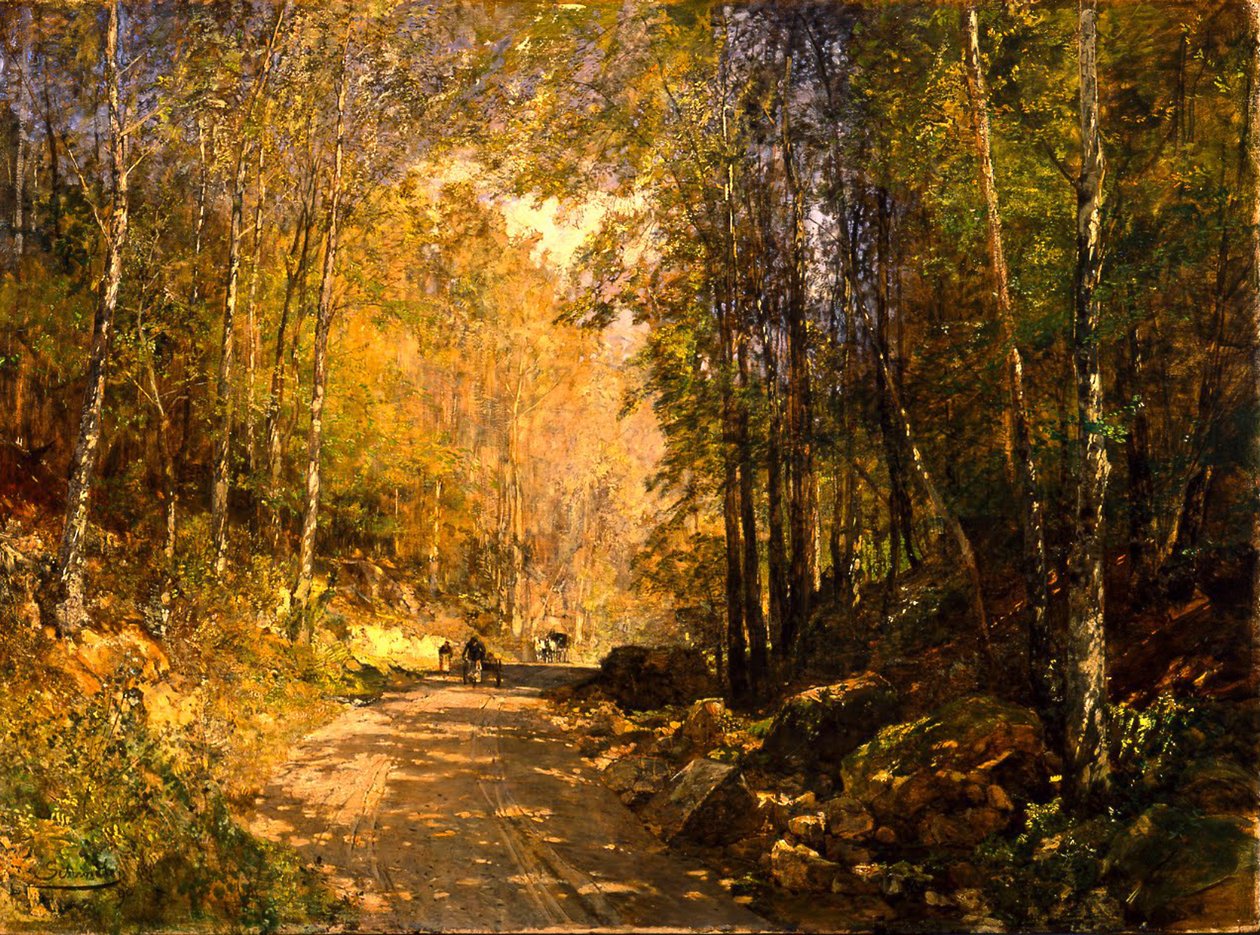 Chemin forestier près de Schärfling, 1890 - Emil Jakob Schindler